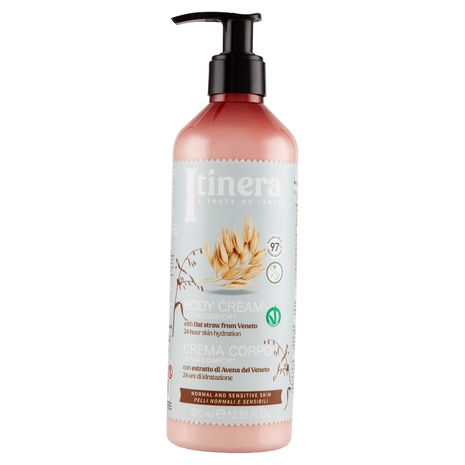 Itinera Crema Corpo Ultra Comfort con estratto di Avena del Veneto 370 ml